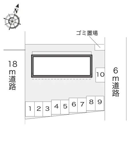 尾張旭市白鳳町１丁目 月極駐車場